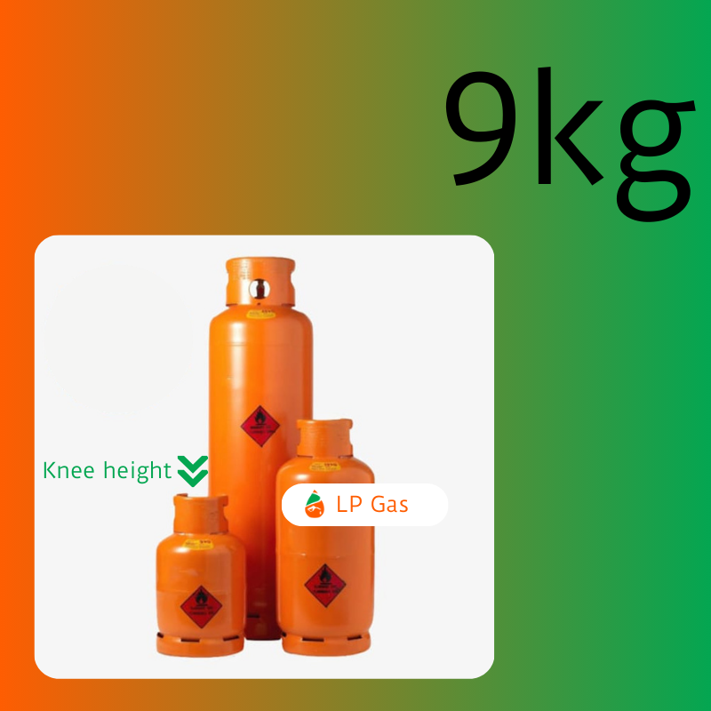 9kg LP Gas for delivery